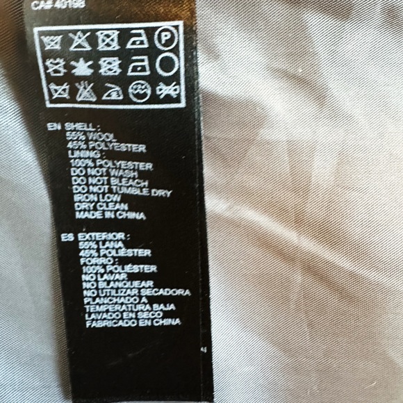 21Men Double Breasted Wool Peacoar - Picture 6 of 7